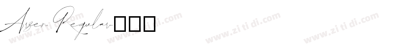 Arsen Regular字体转换